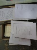 A QUANTITY OF RAILWAYANA 19TH CENTURY, GOVERNMENT PAPERS RELATING TO THE GREAT WESTERN , MIDLANDS