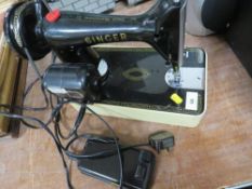 A Singer 99k sewing machine