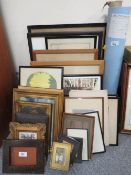 A collection of assorted pictures, prints, framed posters etc