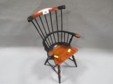 A vintage style dolls chair