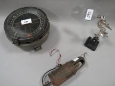 A type P10 vintage aircraft navigation compass etc