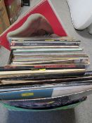 A tray of mainly classical LP records