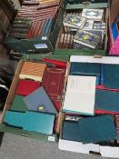 Five trays of assorted modern and vintage books