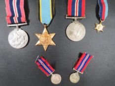 Military medals and miniature medals