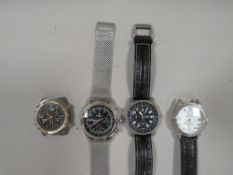 Four gentlemen's wristwatches