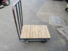 A small industrial trolley