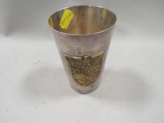 German military interest Kuban 1943 DVN Schwerte Schnapps cup H -11cm