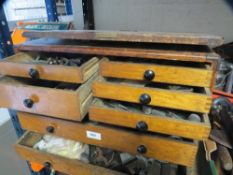 A Moore & Wright engineers toolbox and contents