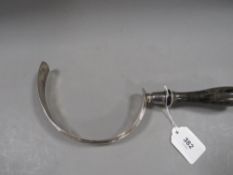 A rare hallmarked Edinburgh silver cream skimmer