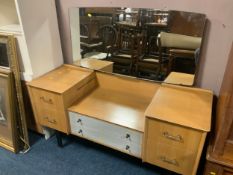 A mid-century limelight dressing table