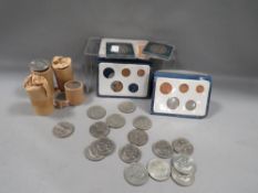 A collection of mainly commemorative coins, to include Churchill crowns