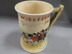 A Crown Devon Fielding's tanker Widdicombe Fair