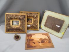 A small quantity of gilt framed pictures etc
