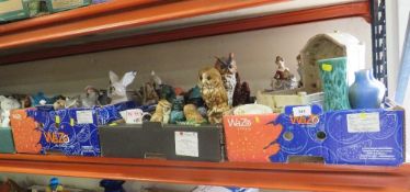 Four trays of assorted ceramics