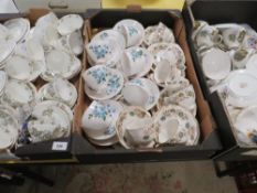 Three boxes containing six teasets