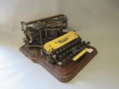 An antique Hammond no 12 typewriter A/F