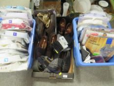 A selection of packaged vintage shirts, pyjama's , socks etc