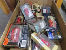 A tray of assorted boxed die cast vehicles to include Vanguards