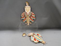 Two vintage Art Deco figures one A/F