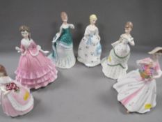 Six Royal Worcester figurines to include 