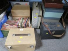 A selection of audio visual equipment to include a small selection of 7