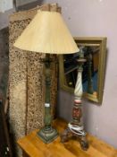 Two modern table lamps