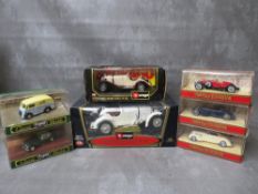 BOXED BURAGO 1:18 scale 1931 Mercedes Benz SSKL 3002, boxed Burago Mercedes Benz 1928 1:24 scale ,