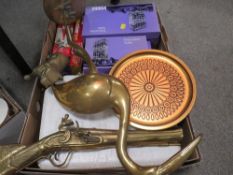 A tray of assorted flatware to include boxed Viner's International Executive Suite example