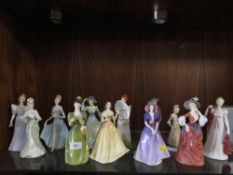 A selection of twelve Francesco figurine's