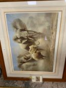 Dick van Heerde - A limited edition Elephant print together with a Cool Retreat print