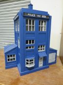 DR WHO INTEREST - A SCRATCH BUILT MODEL OF THE TARDIS, with various detachable outbuildings, approx