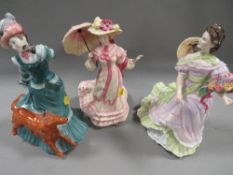 Three Royal Doulton figurines 