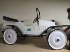 A vintage style Brum pedal car
