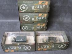 FIVE BOXED CORGI D DAY 60th ANNIVERSARY MILITARY VEHICLES, to include 4 x CC60404 M3 white half