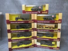 NINE BOXED SOLIDO COLLECTION MILITAIRE I VEHICLES, scale 1:50, to inlcude 4 x GMC 6032, 2 x GMC 6046