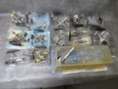 FIFTEEN AMER MODEL AEROPLANES, to include Sikersky Sea Dragon, Hawker Tempest, Republic F84