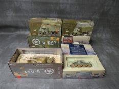 SIX BOXED CORGI MILITARY VEHICLES, all 1:50 scale, to inlcude 2 x CC51005 Sherman M4A2 French