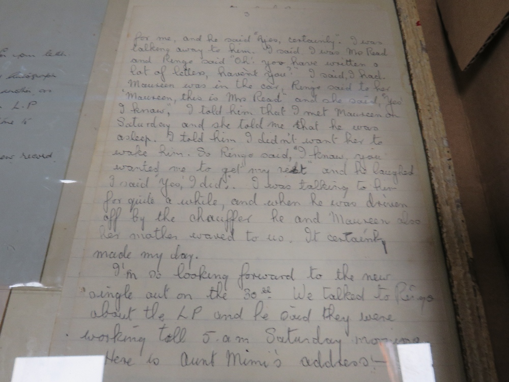 BEATLES INTEREST - A UNIQUE FRAMED LETTER FROM 1963 FROM JOHN LENNON'S AUNT MIMI TO A BEATLES FAN, - Image 4 of 5