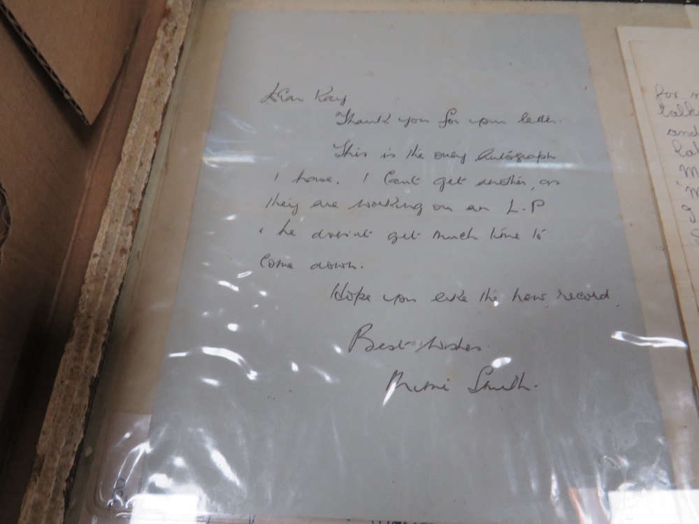 BEATLES INTEREST - A UNIQUE FRAMED LETTER FROM 1963 FROM JOHN LENNON'S AUNT MIMI TO A BEATLES FAN, - Image 3 of 5