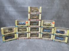 FIFTEEN BOXED CARARAMA MILITARY VEHICLES, from the Kubelwagen and Willys Jeep ranges, comprising 7 x