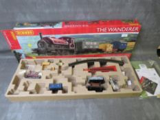 BOXED HORNBY '00' GAUGE 'THE WANDERER' R1420 TRAINSET, incomplete set but does include locomotive,