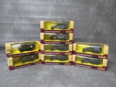 EIGHT BOXED SOLIDO MILITARY VEHICLES, 6 x 6032 and 2 x 6046, three boxes A/F