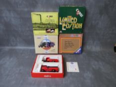 FIVE BOXED CORGI DIE CASE TWIN SETS, to include Royal Mail, Ruddles Beer, Charrington Brewery,