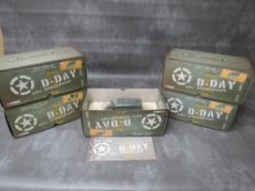 FIVE BOXED CORGI D DAY BEDFORD LORRIES, 3rd Infantry Division, Brisith Army, Sword Beach, 1:50