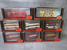 EIGHT BOXED EXCLUSIVE FIRST EDITION 1:76 SCALE DIE CAST BUSES AND COACHES