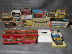 A LARGE COLLECTION OF MIXED BOXED DIE CAST VEHICLES, to include ten Matchbox Models of Yesteryear,