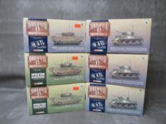 SIX BOXED CORGI WORLD WAR 2 COLLECTION LIMITED EDITION TANKS, all 1:50 scale, to include 3 x CC51005