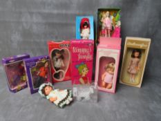A COLLECITON OF VINTAGE PALITOY AND OTHER BOXED DOLLS, to include two Palitoy pocket dolls - Pippa