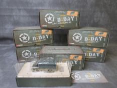 SIX BOXED CORGI D DAY BEDFORD LORRIES, 3rd Infantry Division, Brisith Army, Sword Beach, 1:50 scale,