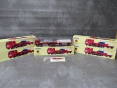 FIVE BOXED CORGI CLASSICS 24601 BRITISH ROAD SERVICES LEYLAND OCTOPUS PLATFORM LORRY, all limited